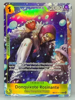 One Piece - Donquixote Rosinante OP12-108 Reprint OP14 The Azure Sea's Seven TCG - Image 1