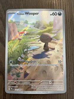 Paldean Wooper Illustration Rare Phantasmal Flames Pokemon Card 102/094 - Image 1