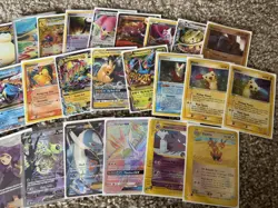 DAMAGED Pokemon Card Lot Retro-Modern - Image 3