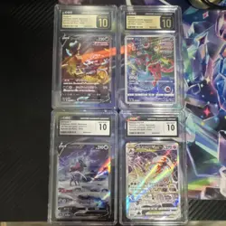 Pokemon VSTAR Universe Japanese Suicune Deoxys Hoopa 4 card cgc graded bundle - Image 1