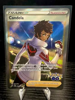 Candela SWSH228 Sword & Shield Promo Pokemon GO Stamped Pokemon TCG Card NM - Image 1