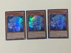 Yugioh - Magicians' Souls x 3 - 1st Edition Super Rare NM - Free Holo Card - Image 1