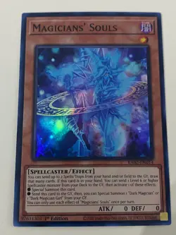 Yugioh - Magicians' Souls x 3 - 1st Edition Super Rare NM - Free Holo Card - Image 2