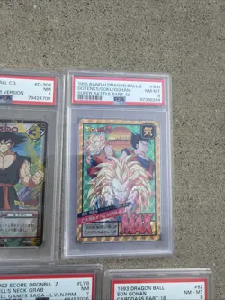 Dragon Ball Z Vintage Card Lot PSA GRADED LOL POPULATION !! - Image 2