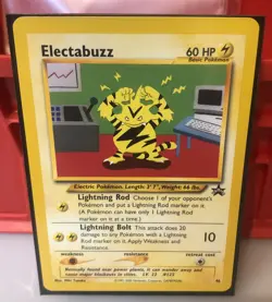 Pokemon CCG TCG Electabuzz Black Star Promotional Card #46 Wizards of the Coast - Image 3