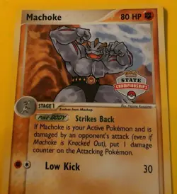 Machoke State Championships Promo Pokemon TCG Card Hidden Legends 41/101 NM - Image 2