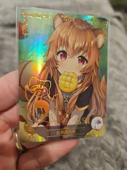 Goddess Story Demon Slayer Trading Card SSR-13 Holo Foil Raphtalia - Image 2