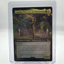 Garnet, Princess of Alexandria, Extended Art ( Foil ) Final Fantasy MTG MINT - Image 1