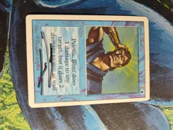 Psionic Blast - MTG - Unlimited - LP to MP - Signed Douglass Shuler - Image 2