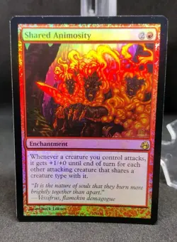 MTG Shared Animosity Morningtide Foil 104 Magic The Gathering - Image 1