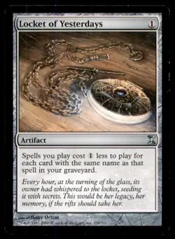 MTG Locket of Yesterdays LP Light Play Time Spiral [3368] - Image 1