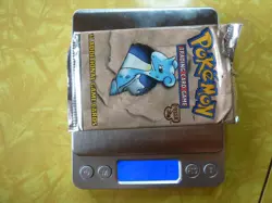 21.3g HEAVY, WOTC Pokemon Fossil Booster Pack Lapras Art Short Crimp - Image 2