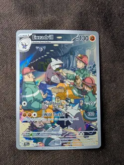 Pokemon TCG Excadrill Illustration Rare Temporal Forces 174/162 TEF NM - Image 1