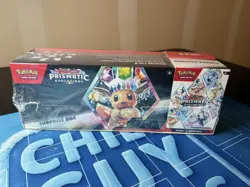 Sam’s Club Exclusive Pokemon Prismatic Evolutions Surprise Box & Booster Bundle - Image 1