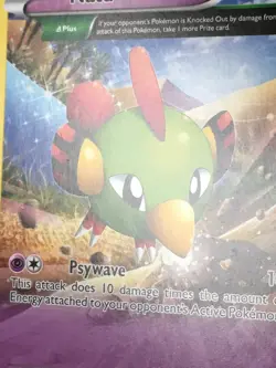 Pokemon TCG Natu 28/108 XY Roaring Skies Regular Common LP - Image 2