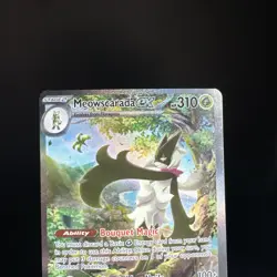 Pokemon TCG Meowscarada EX 256/193 Paldea Evolved Special Illustration Rare Holo - Image 2
