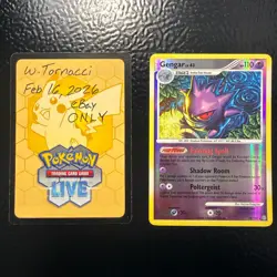 Pokemon Gengar Reverse Holo Rare Stormfront 18/100 English - LP - Image 2