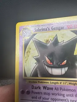 Sabrina's Gengar 29/132 Rare Gym Challenge Unlimited WOTC Pokemon CLEAN - Image 5