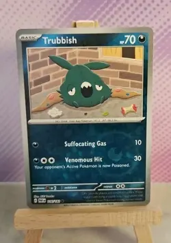 Pokemon TCG: Trubbish (Reverse Holo) 116/182 - Paradox Rift - NM Condition - Image 1