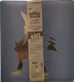 Ultra PRO Elite Series Lucario 12 Pocket Zippered Pokemon Binder TCG Free Ship - Image 1