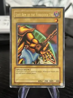 Left Arm of the Forbidden One LOB-123 The Legend of Blue Eyes White Dragon... - Image 1