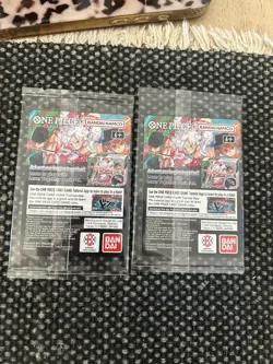 One Piece Card Game Monkey D. Luffy US Voyage Promo Sealed College Basketball - Image 2
