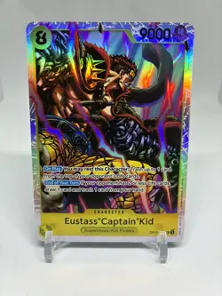 Eustass"Captain"Kid OP10-112 SR ONE PIECE TCG Card NM YELLOW - Image 1