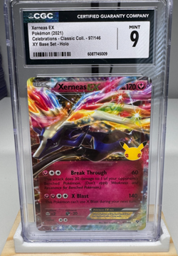 CGC 9 Xerneas EX 97/146 – Celebrations Classic Collection Holo Pokemon Card - Image 1