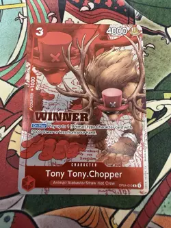 Tony Tony.Chopper (Winner Pack 2024) OP04-010 One Piece Promotion Cards Foil - Image 2