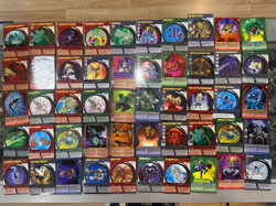 Vintage Huge Bakugan Battle Brawlers Ability Lot Cards Metal Magnetic 2008 2009 - Image 2