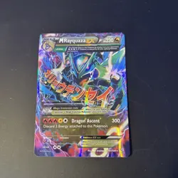 Pokemon TCG M Rayquaza EX Roaring Skies 2015 Ultra Holo Card 61/108 English - Image 1