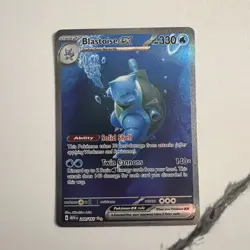 Pokemon TCG Blastoise EX Holo Card SIR 200/165 S&V 151 Series VERY CLEAN - Image 1
