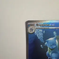 Pokemon TCG Blastoise EX Holo Card SIR 200/165 S&V 151 Series VERY CLEAN - Image 2
