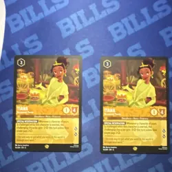 Disney Lorcana Tiana Storyborn Hero Princess First Chapter 102/204 Lot 2 Cards - Image 1