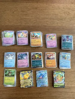 Pokemon TCG 490 Card Lot Holo Ex Reverse Holo Paradox Rift SS Paldea Evolved BB - Image 1