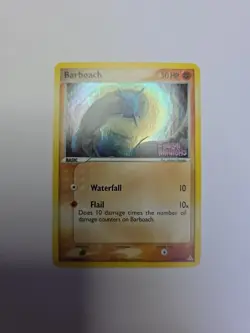 Pokemon TCG Barboach 60/110 EX Holon Phantoms Reverse Holo Card Stamped - Image 1