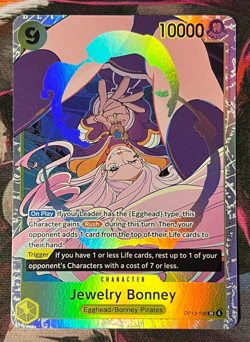 OP13-108 Jewelry Bonney SR FOIL English NM One Piece TCG Card Game - Image 1