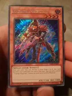 Yu-Gi-Oh Gagaga Magician 1st Edition Secret Rare Card RA04-EN007 - Image 1