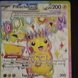 Pokemon Pikachu ex 219/191 Sv08: Surging Sparks Ultra Rare Full Art Holo Card - Image 5