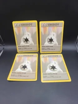 4x Double Colourless Energy Cards, 96/102, Base Set, Uncommon, MP - Image 1
