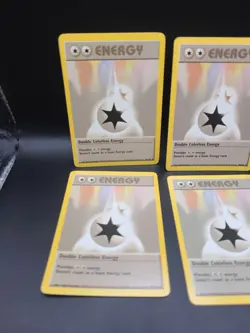 4x Double Colourless Energy Cards, 96/102, Base Set, Uncommon, MP - Image 2