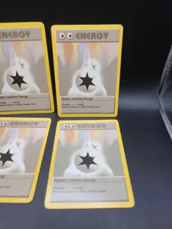 4x Double Colourless Energy Cards, 96/102, Base Set, Uncommon, MP - Image 3