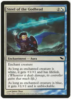 MTG Steel of the Godhead Shadowmoor Common HP - Image 1