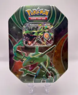 (402984) Pokemon 2016 Rayquaza EX Powers Beyond Collectors Tin - Factory Sealed - Image 1