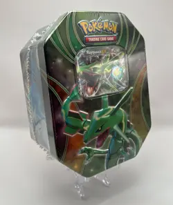 (402984) Pokemon 2016 Rayquaza EX Powers Beyond Collectors Tin - Factory Sealed - Image 2