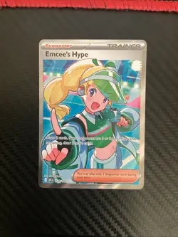 Emcee's Hype - 220/182 - Pokemon Destined Rivals Ultra Rare NM - Image 1