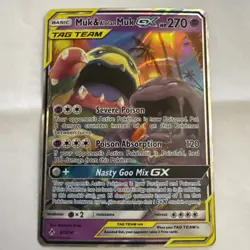 Pokemon Muk and Alolan Muk GX Unbroken Bonds Card 61/214 - Image 1