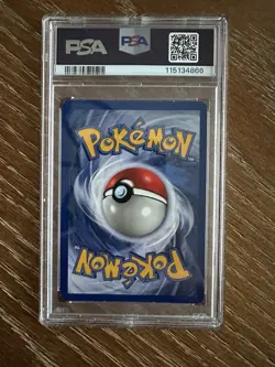 PSA 7 Ditto 3/62 Fossil Unlimited Holo Vintage Pokemon TCG Card - Image 2