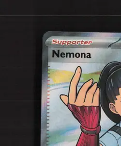 Nemona 229/091 Paldean Fates Full Art Ultra Rare Holo Pokemon Card NM - Image 3