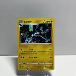 Pokemon TCG Luxray Rebel Clash 062/192 Holo Rare - Image 1